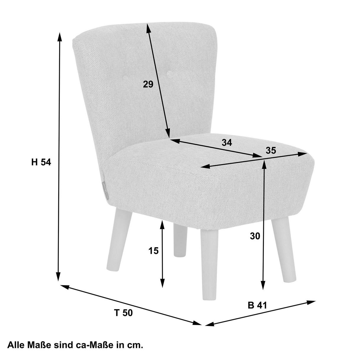KINDERSESSEL Katya Flachgewebe anthrazit - Anthrazit, Kunststoff (41/54/50cm) - 58aufmkessel