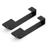 REGALTRÄGER als 2er Set Emily, Stahl in verschiedenen Trendfarben und Größen - Schwarz, Metall (3/4/20.5cm) - Alberts