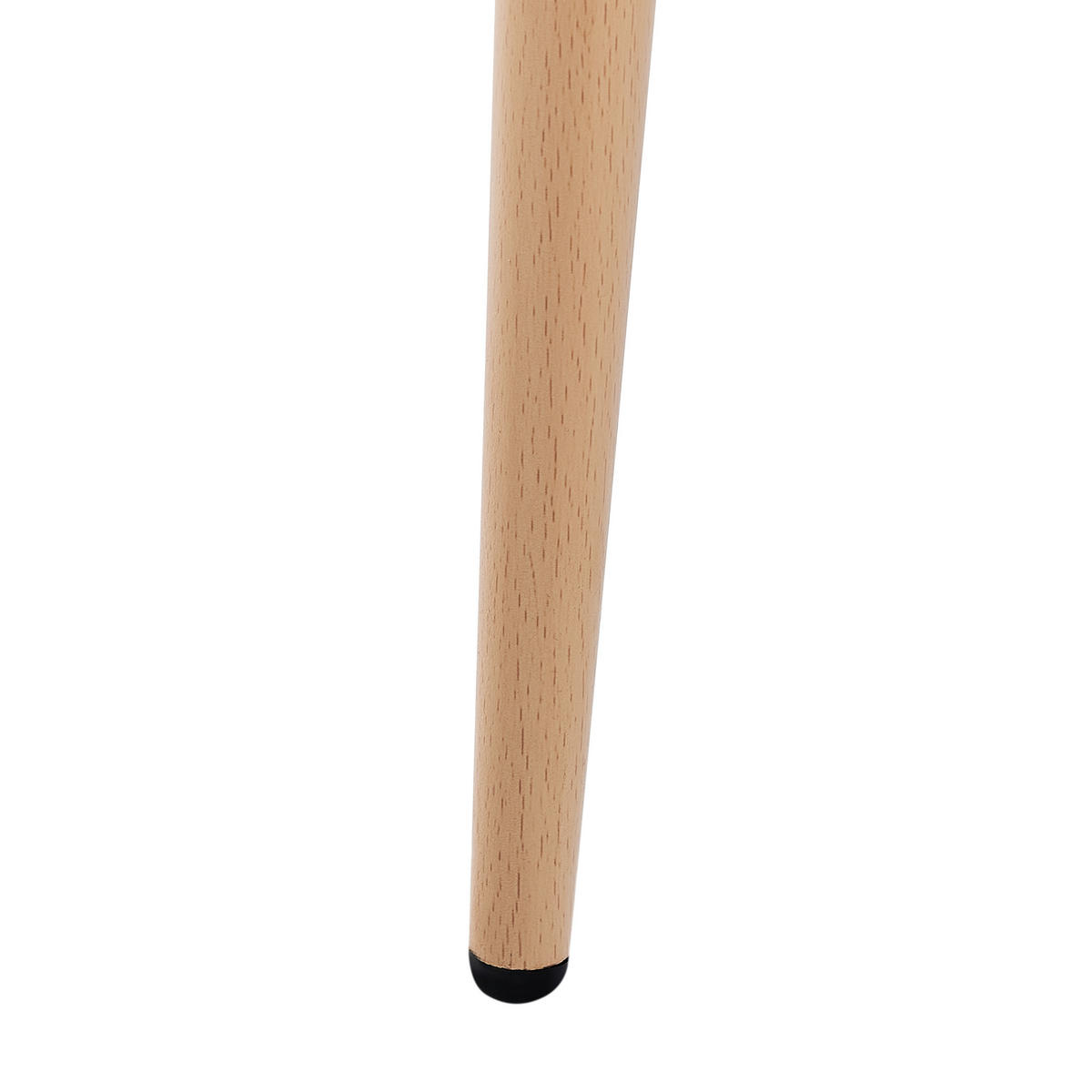 ESSZIMMERSTUHL 4er Set Weiß Millers - Weiß/Braun, Kunststoff (55/82/60cm) - Beliani
