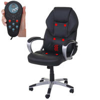 MASSAGE-BÜROSTUHL Schwarz - Schwarz, Textil (66/123/68cm) - Jamb