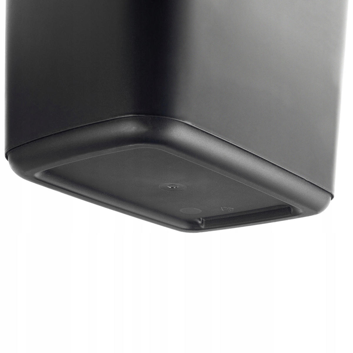 ABFALLBEHÄLTER, 12L, Schwarz - Schwarz, Kunststoff (18/34cm) - KADAX