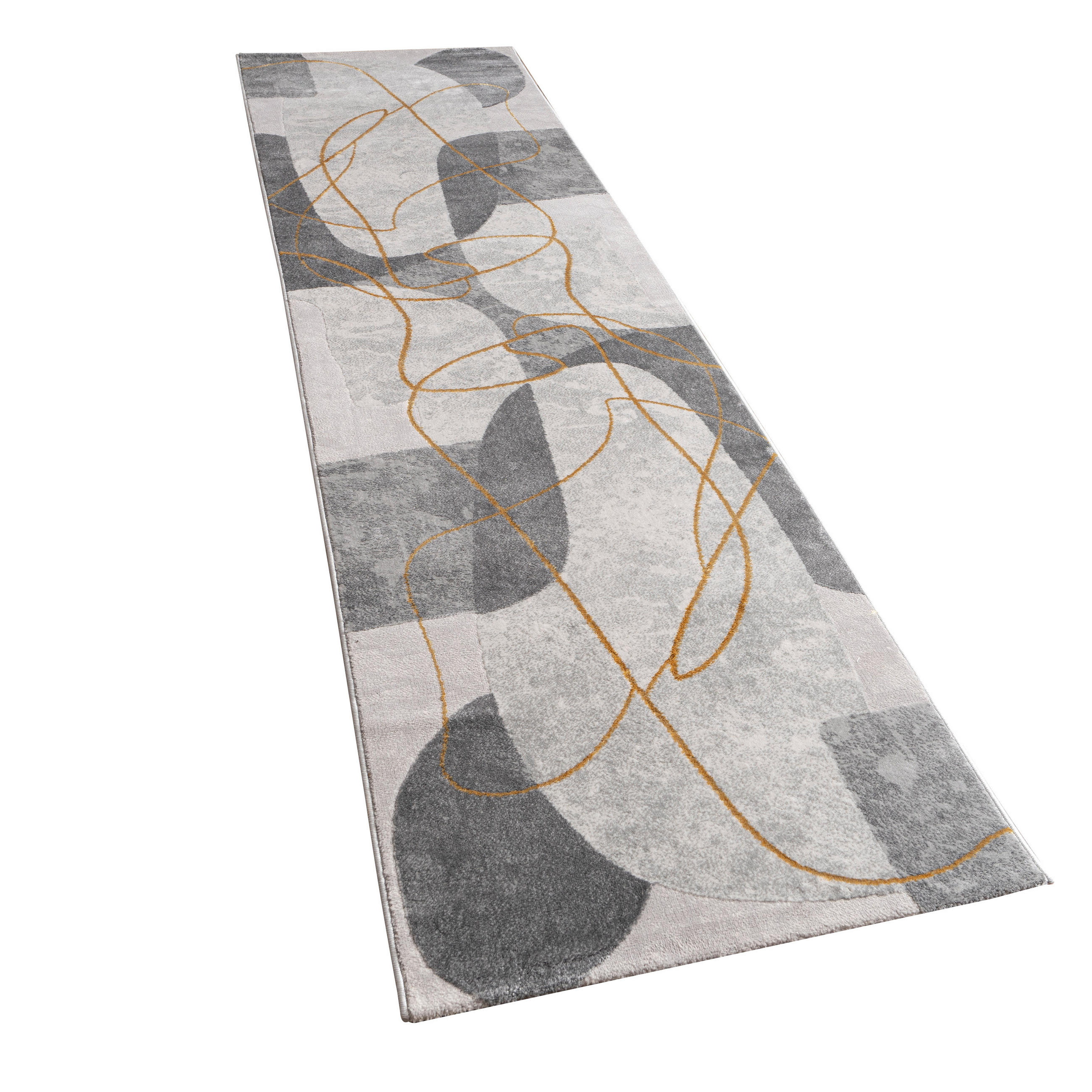 Paco Home Kurzflorteppich Grau 80x150 cm
