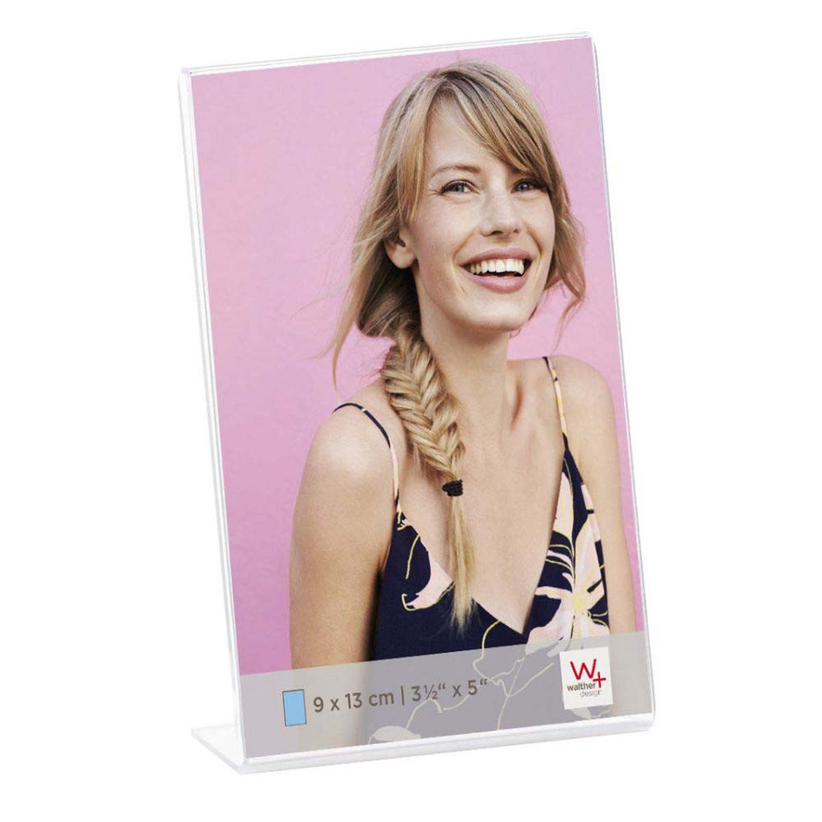 BILDERRAHMEN Kunstglas Rahmen 9X13 cm Hochformat - Transparent, Glas (9/13.3/3cm) - walther design