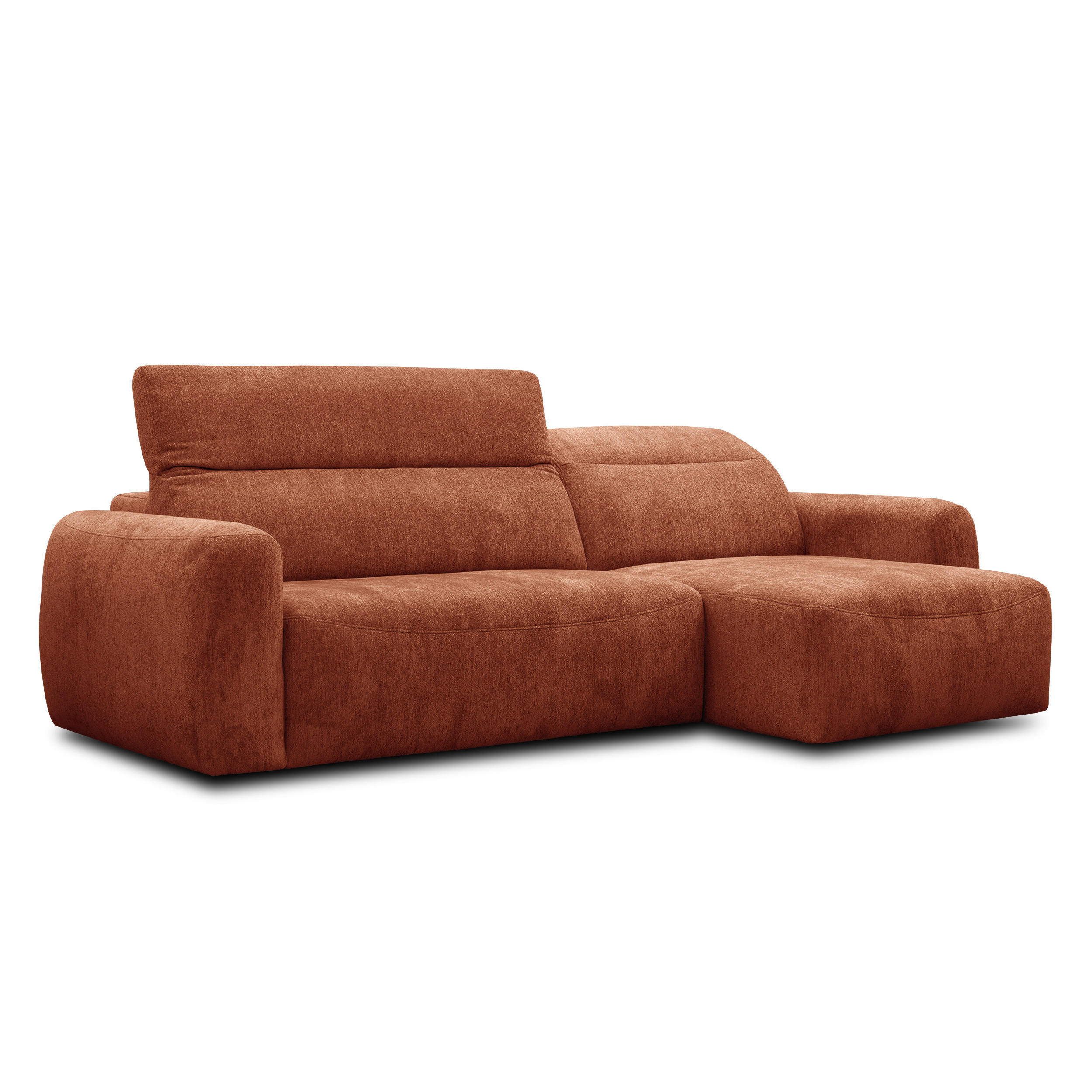 Wozimo Ecksofa Orange 272x81x159 cm