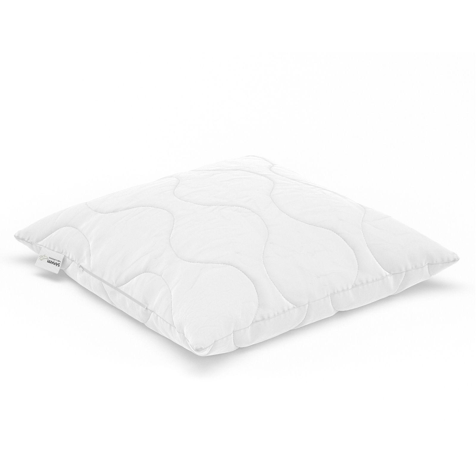 KOPFKISSEN 40x40 cm mit individuell anpassbarer Füllung - Weiß, Textil (40/40cm) - Sämann – make a difference.