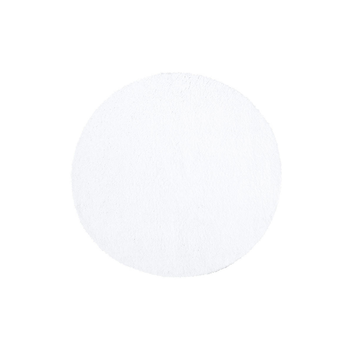 HOCHFLOR-TEPPICH City Shaggy 500 Weiss 80x80 cm - Weiß, Textil (80/80cm) - carpet city