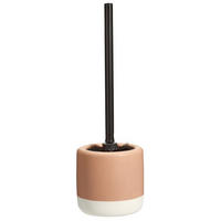 WC-BÜRSTE mit Keramikbehälter The Pastels 11,6/11,6/38 cm - Orange, Keramik (11.6/38/11.6cm) - Bathroom solutions