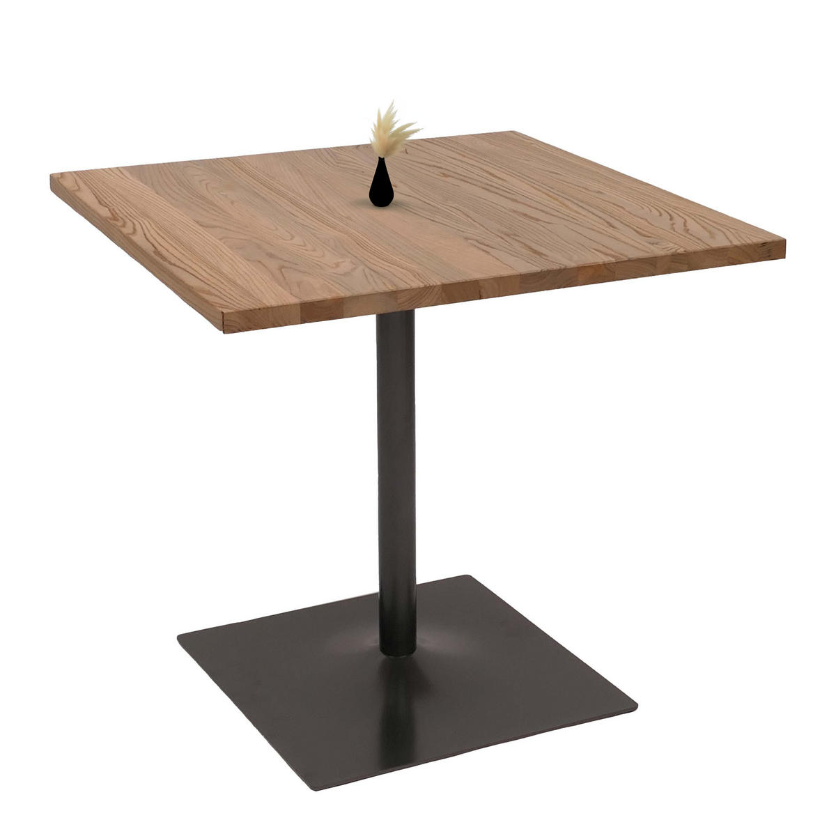 BISTROTISCH eckig Braun - Braun, Holz (80/80/75cm) - MCW