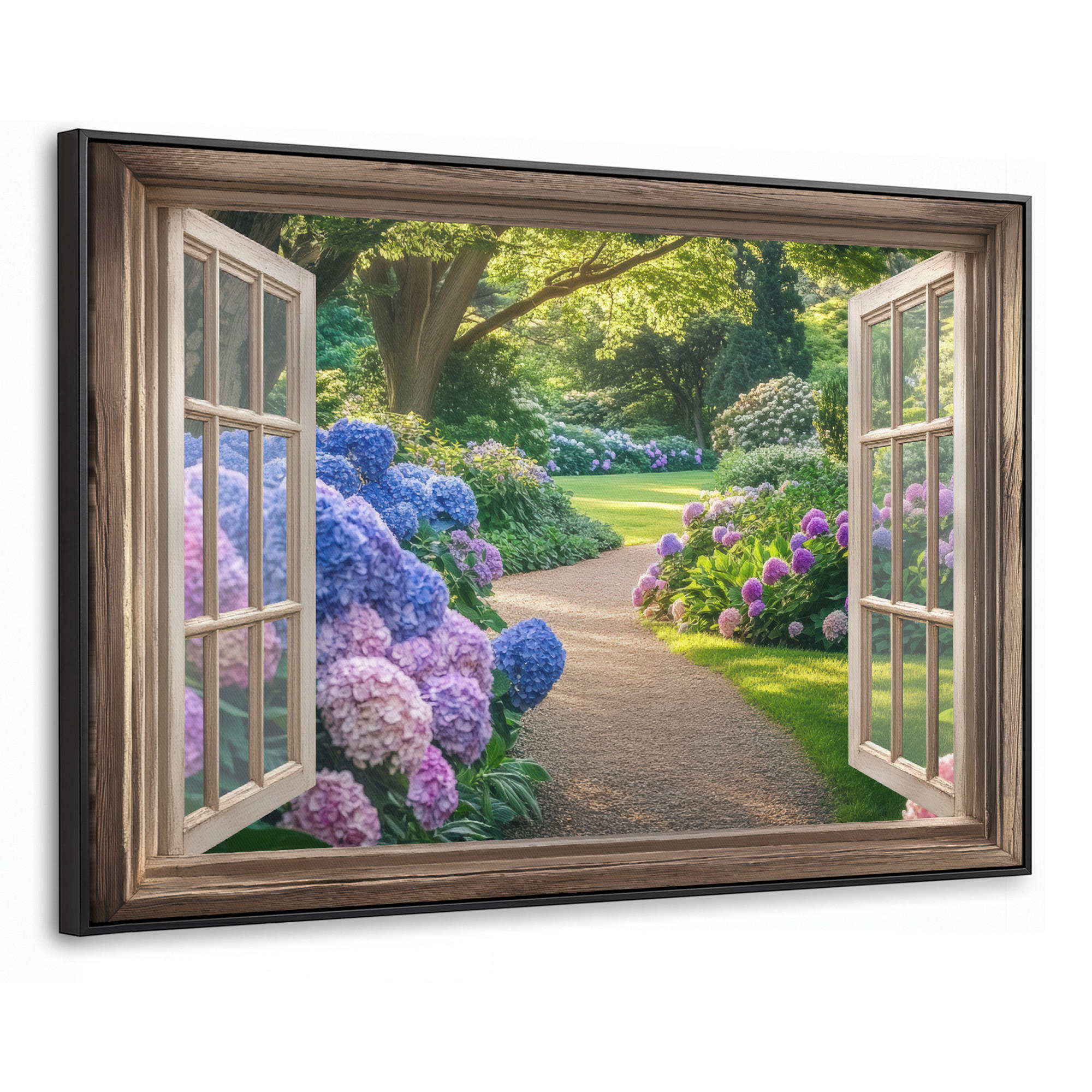 MuchoWow Leinwand Pastellblau 150x100 cm
