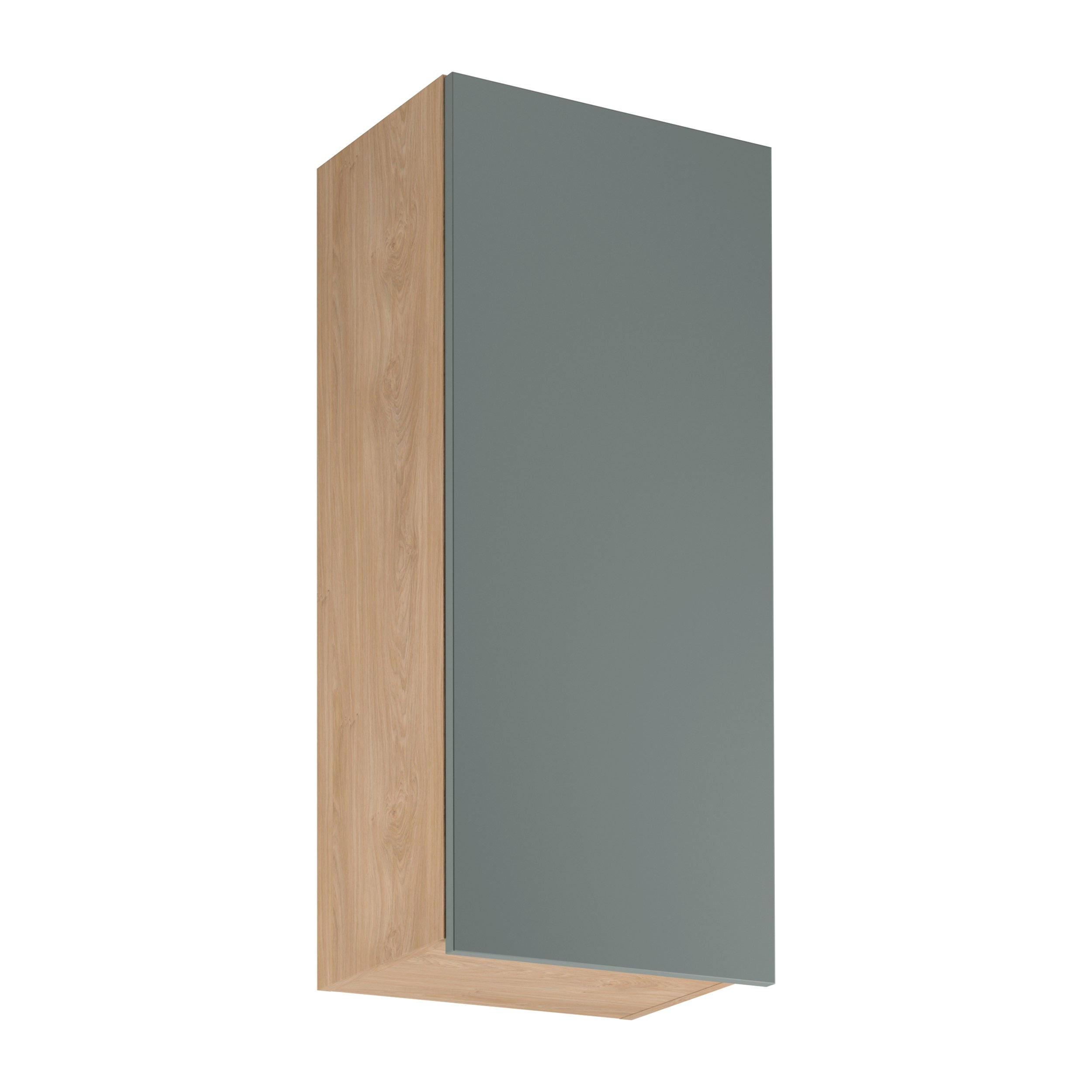 Royal24_Markt Hängeschrank Sonoma Eiche, Grün 45x100x32 cm