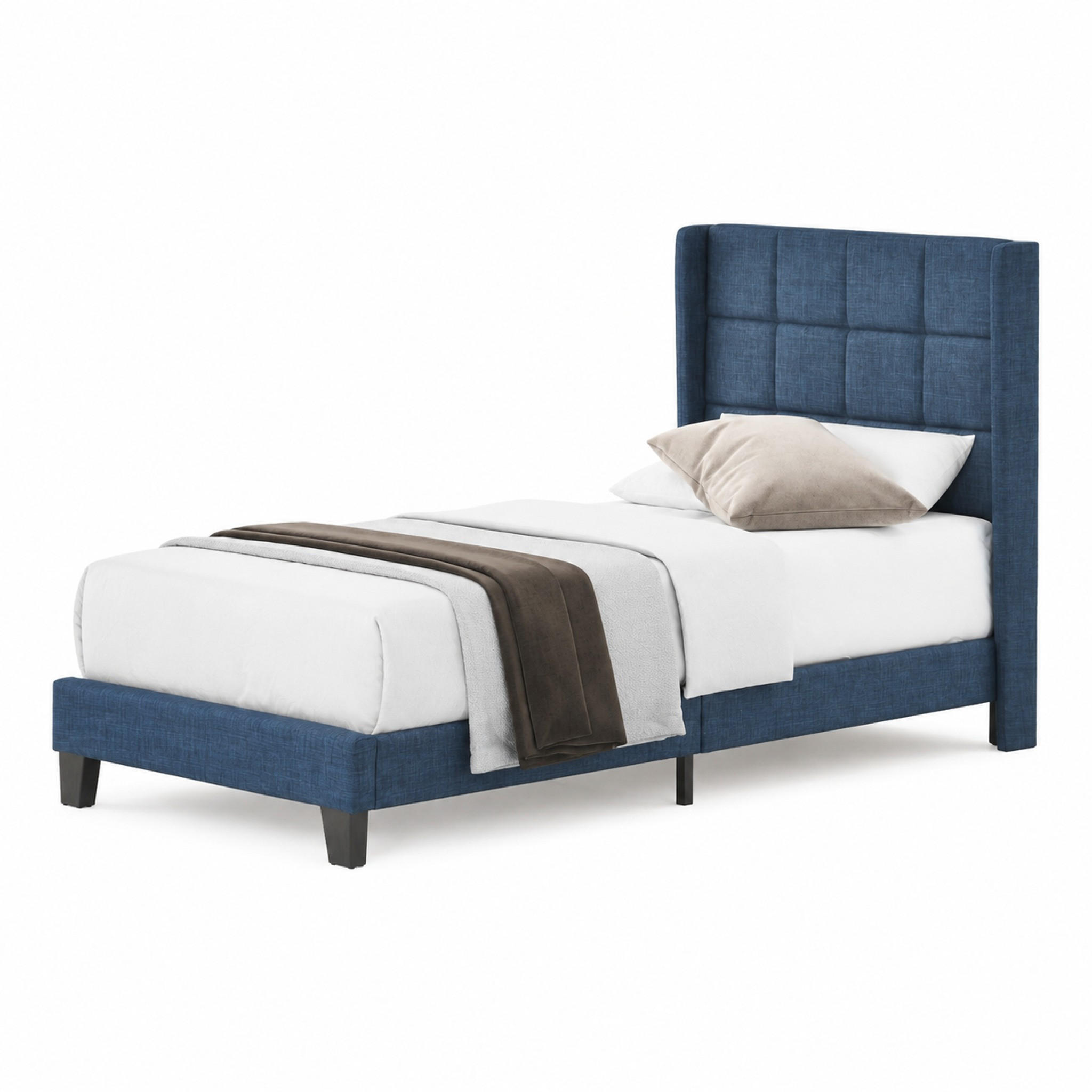 Beauniv Bett Blau 90x200 cm