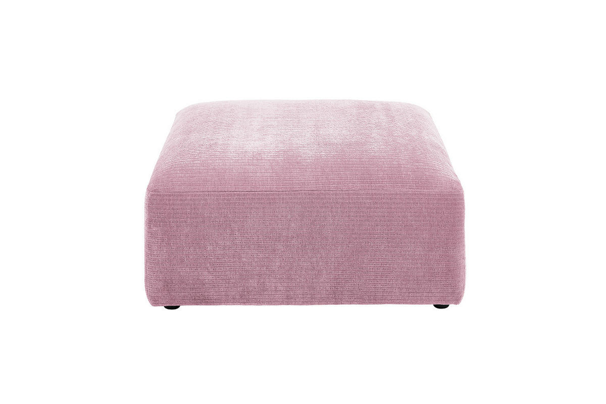 SOFA SITZELEMENT SEPHI Pink Cord - Pink/Schwarz, Kunststoff/Textil (82/39/82cm) - KAWOLA