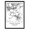 POSTER Hong Kong Nordico Stil A3 Rahmenlos - Klar, Papier (29.7/5/42cm) - Nacnic