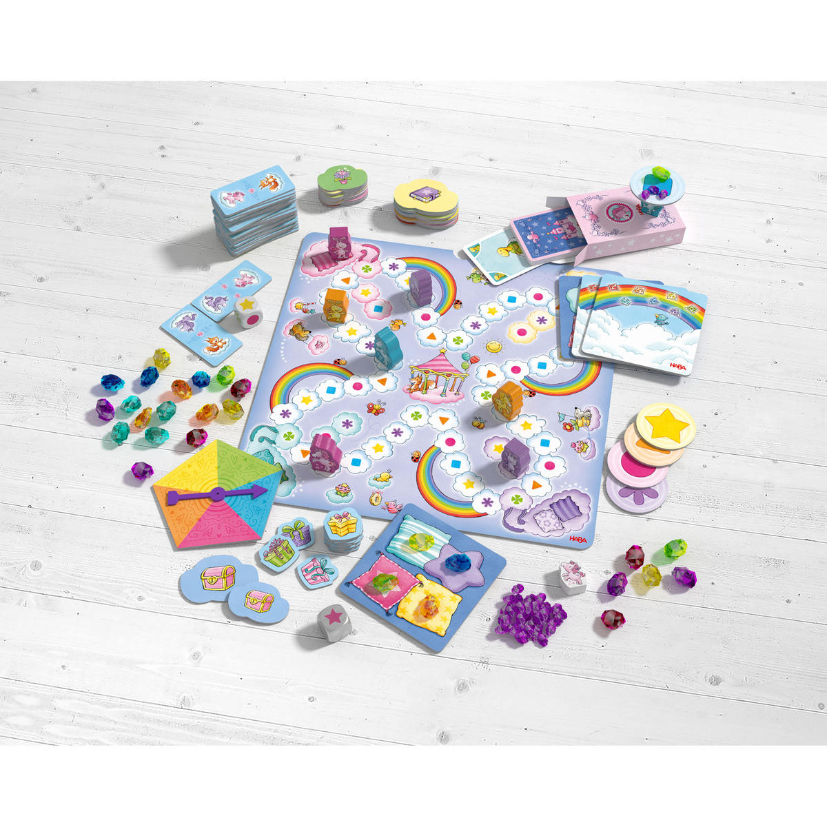 SPIELESAMMLUNG Einhorn Glitzerglück, ab 3 Jahren - Multicolor, Naturmaterialien (30.8/30.8cm)