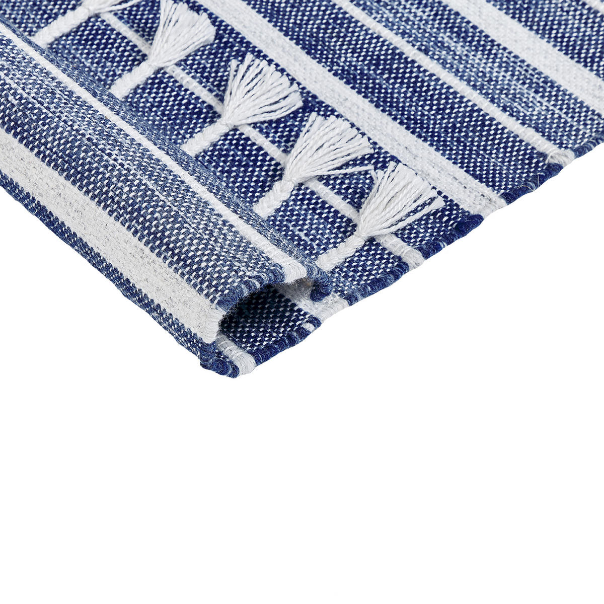 OUTDOOR-TEPPICH Bademli 230/160 cm - Blau, Kunststoff (160/230cm) - Beliani