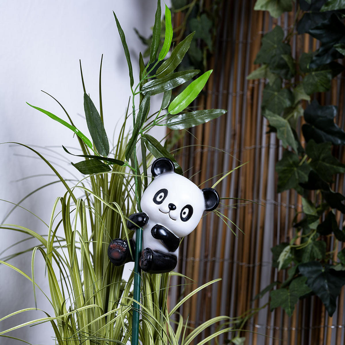 LED AUSSENLEUCHTE Bunt Solar Steckleuchte Pandabär - Multicolor, Metall (29/10.2/70cm) - Globo Lighting