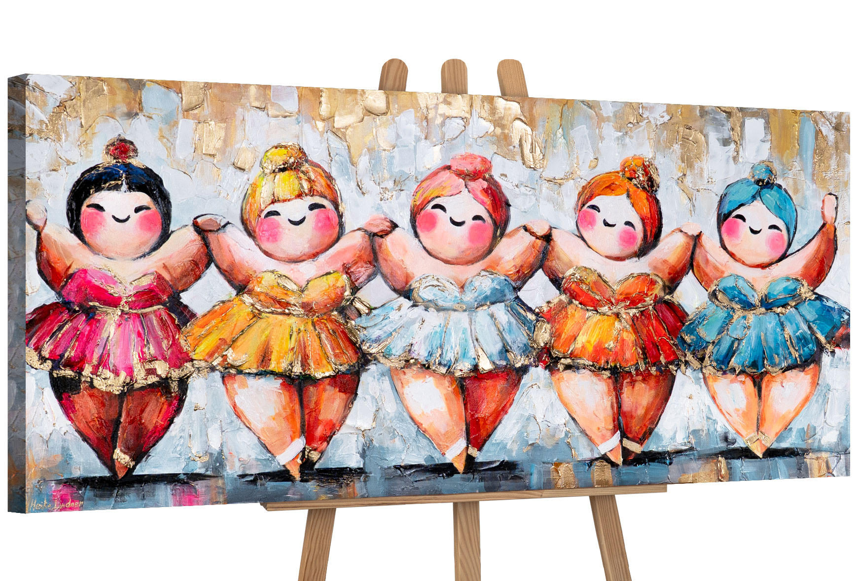 YS-art gallery Gemälde Mehrfarbig 115x50 cm