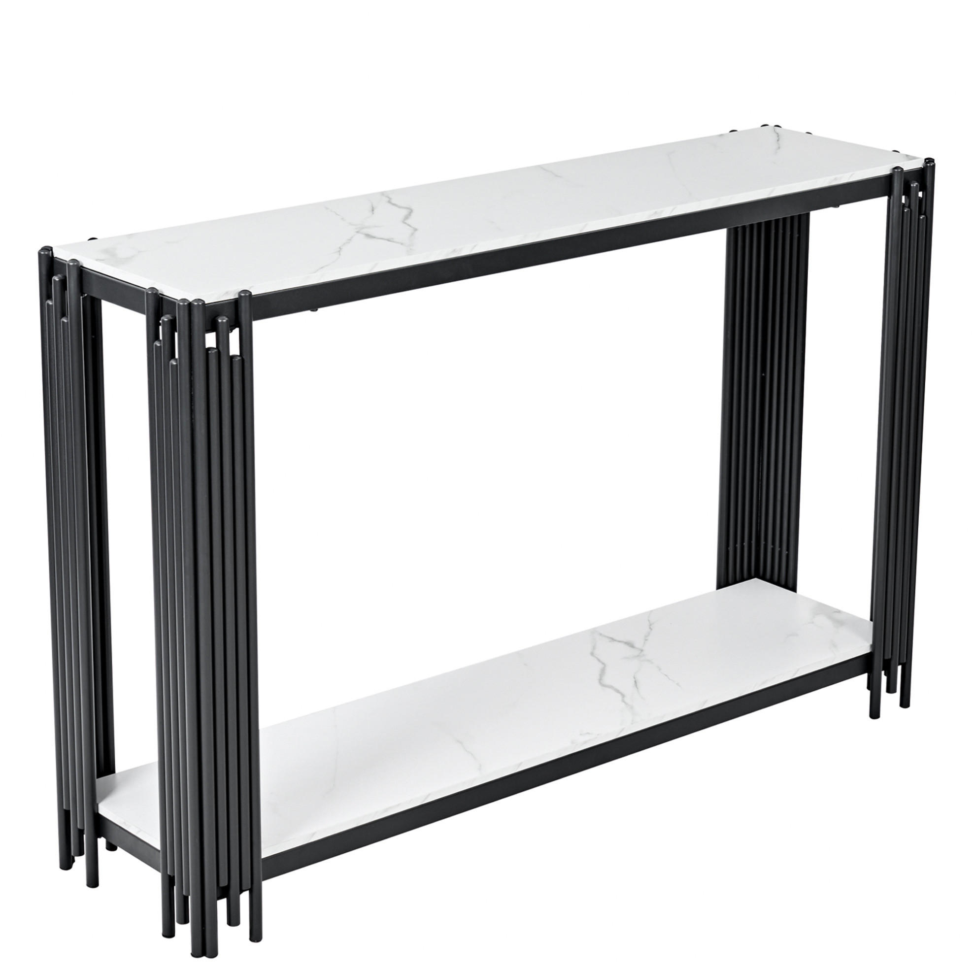 Ivmeu Konsolentisch Schwarz 33.5x80x123.5 cm