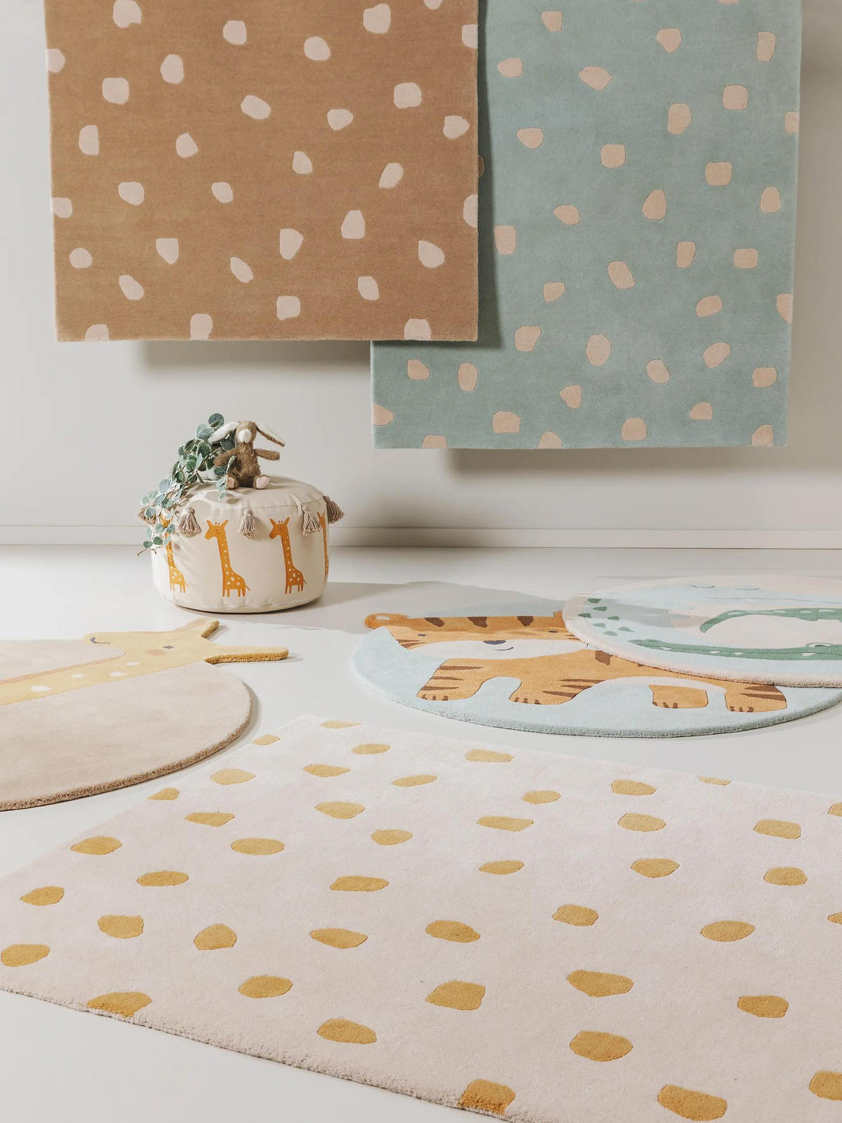 KINDERTEPPICH Savannah Mint 120x170 cm - Mintgrün, Textil (120/170cm) - Lytte