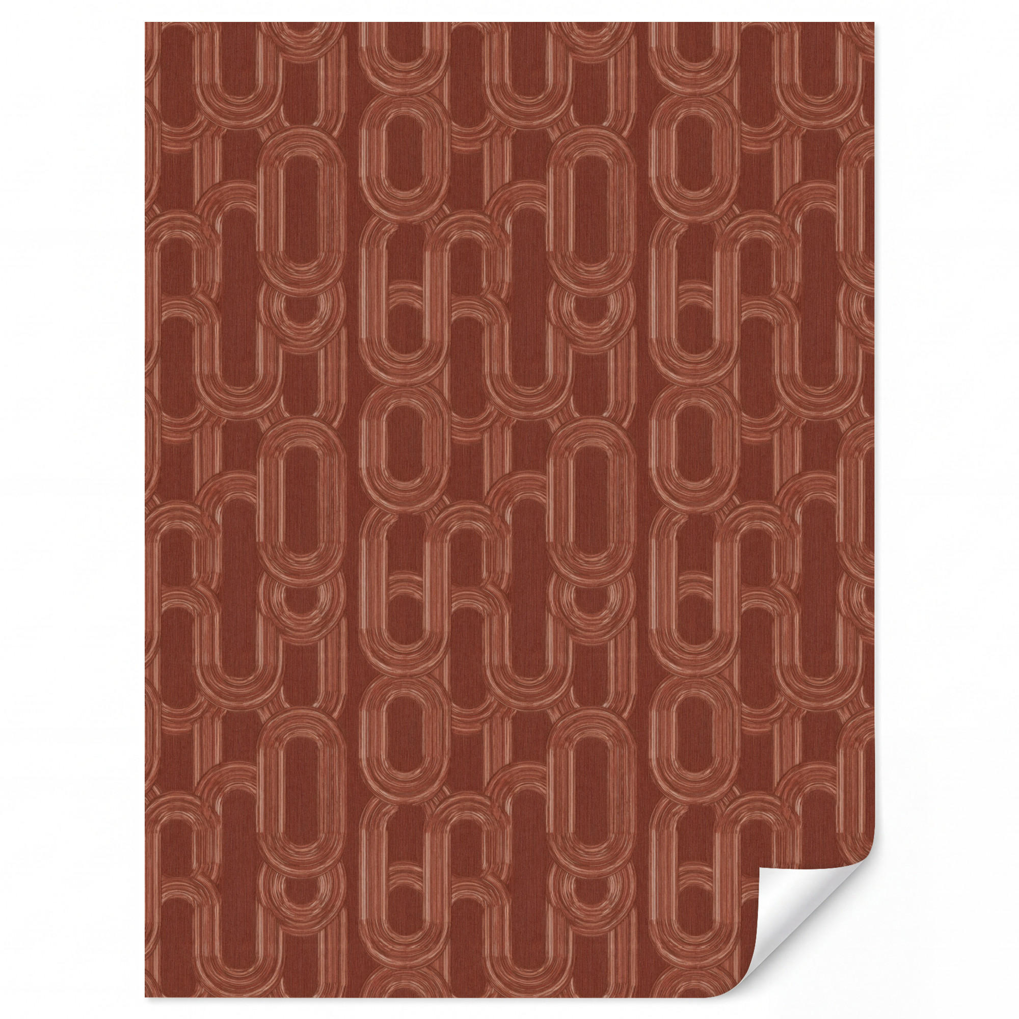 OnlyWow Tapete Terracotta 200x280 cm