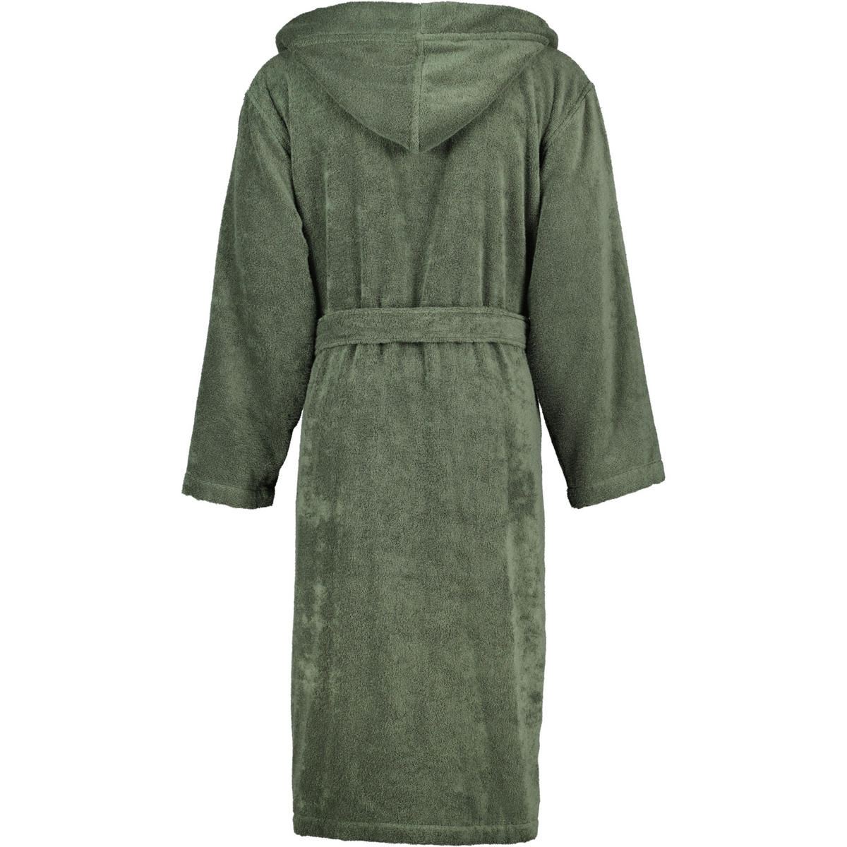 BADEMÄNTEL HERREN KAPUZE UNI 829 FIELD - 47 - Grün, Textil (XLnull) - Cawoe