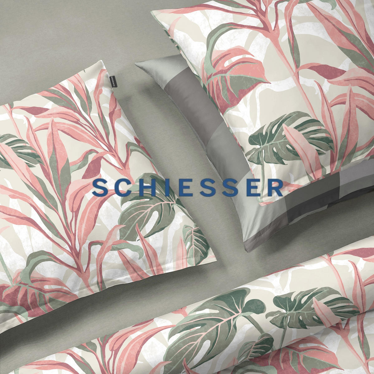 BETTWÄSCHESET Travis - Renforcé - 2-teilig - 155 x 220 cm - Mint - Mintgrün, Textil (155/220cm) - SCHIESSER