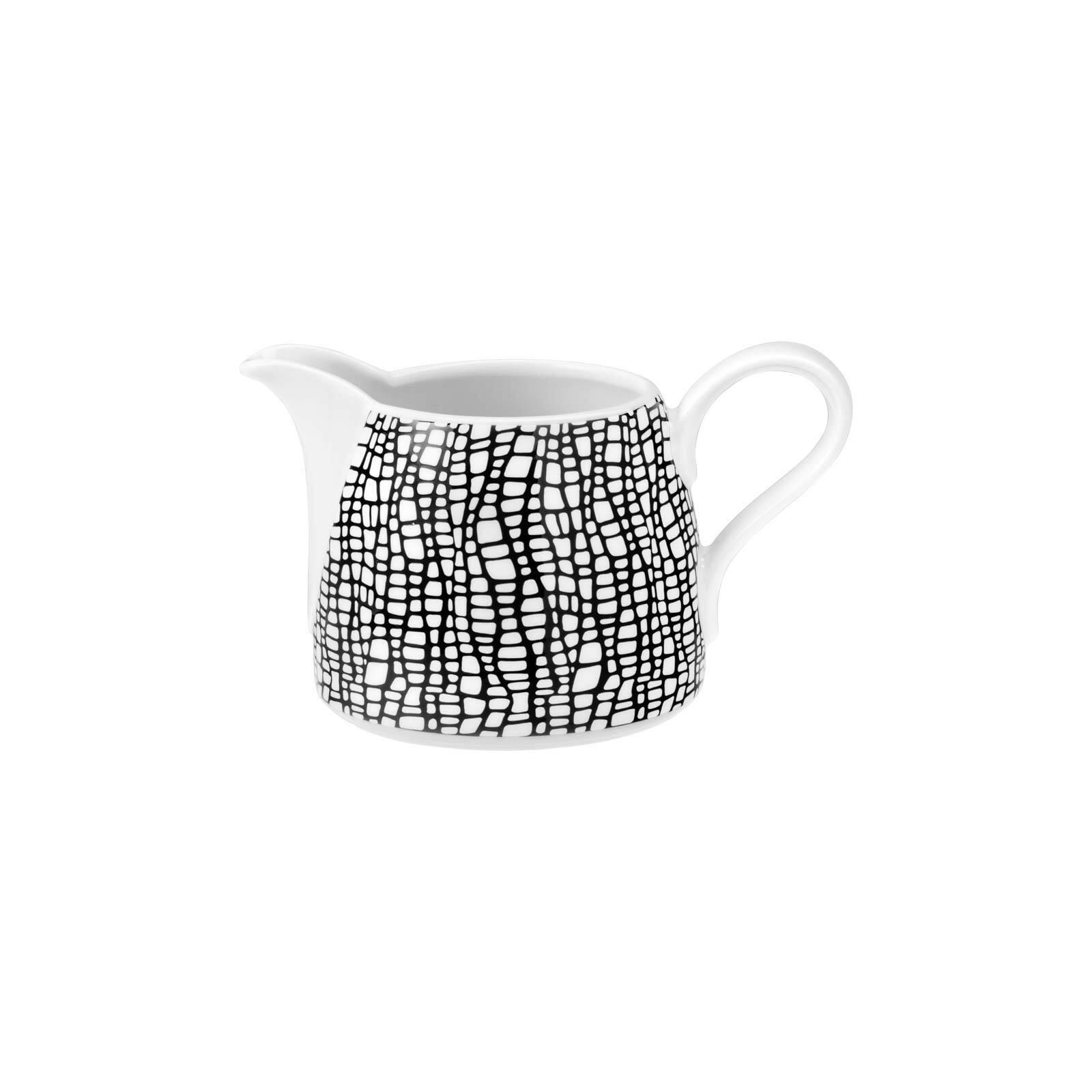 MILCHKÄNNCHEN Life Fashion Glamorous Black 260 ml - Schwarz, Keramik (0.26L) - Seltmann Weiden