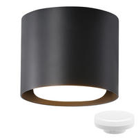 LED-DECKENLEUCHTE Hargenhainbach 10.0/10.0/10 cm - Schwarz, Metall (10/10/10cm) - ZMH