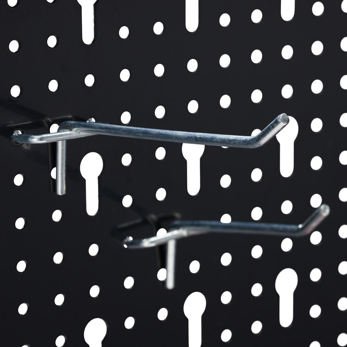 3XWERKZEUGWAND - Schwarz, Metall (39/60/2cm) - Relaxdays