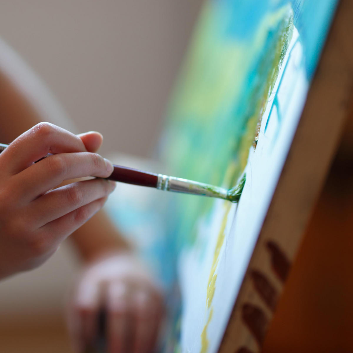 LEINWANDBILD 90x60 cm - Multicolor, Holz (90/60cm) - LUMASOUL