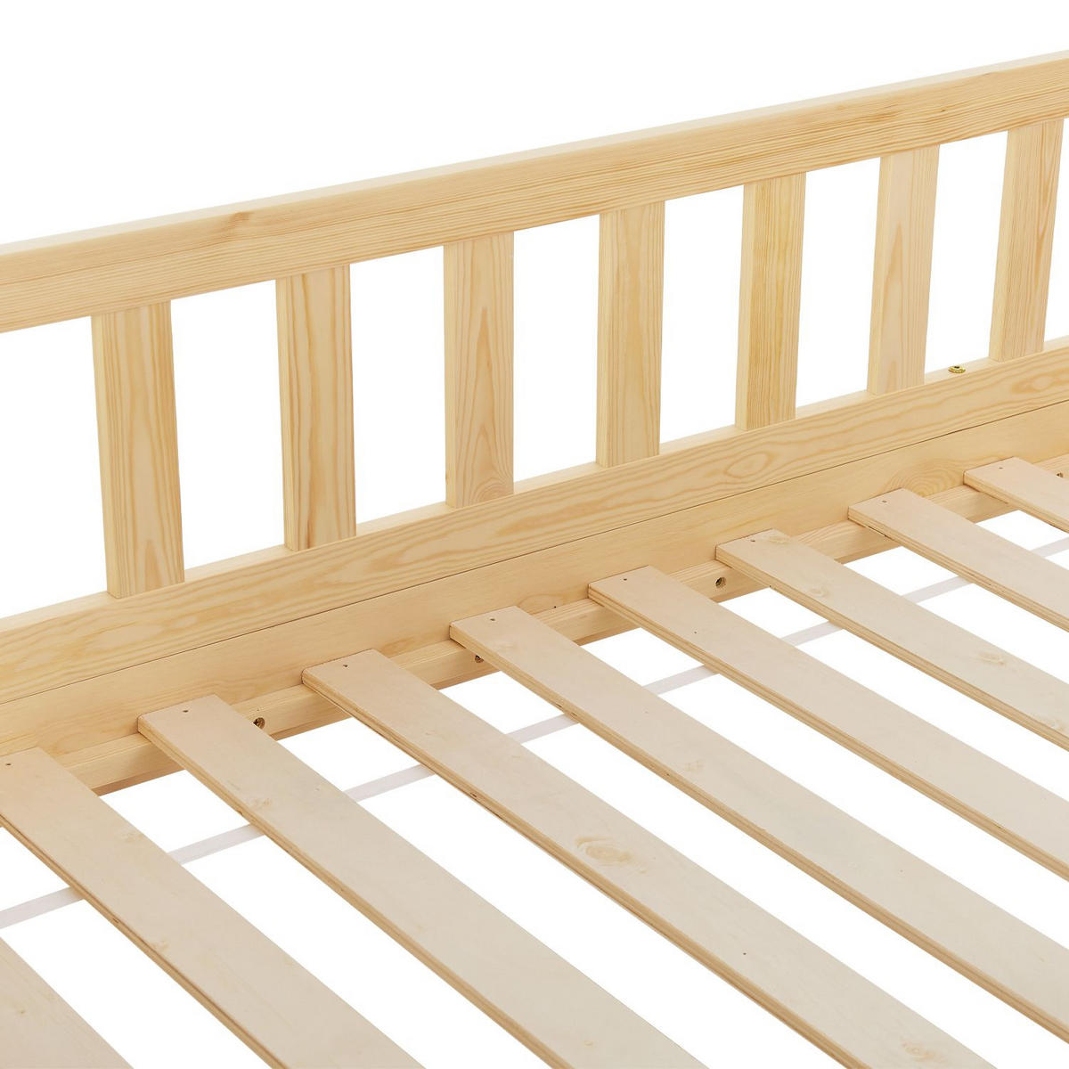 KINDERBETT Marli natur 80x160 cm mit Bettkasten - Naturfarben, Holz (80/160cm) - Juskys