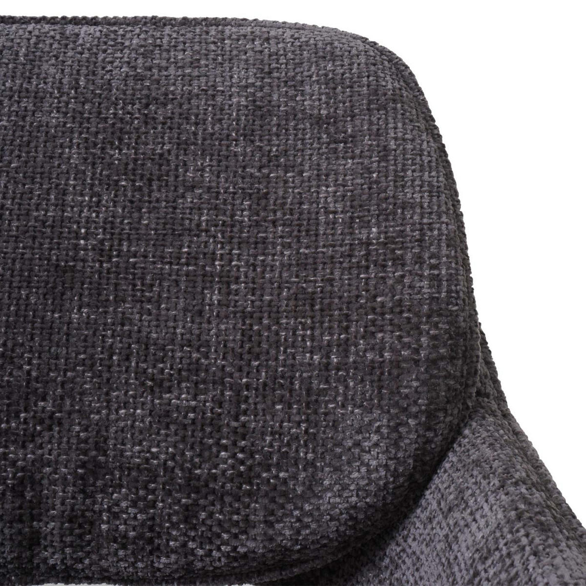 JÍDELNÍ ŽIDLE Šedá, sada 6 ks - šedá/tmavě šedá, textil (57/86/61cm) - MCW