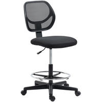 DREHSTUHL 61/59/93-113 cm schwarz aus Schaumstoff höhenverstellbar - Schwarz, Kunststoff (61/113/59cm) - OKWISH