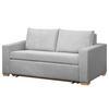 SCHLAFSOFA - Hellgrau, Holz/Buchenholz (153/90/90cm) - home24
