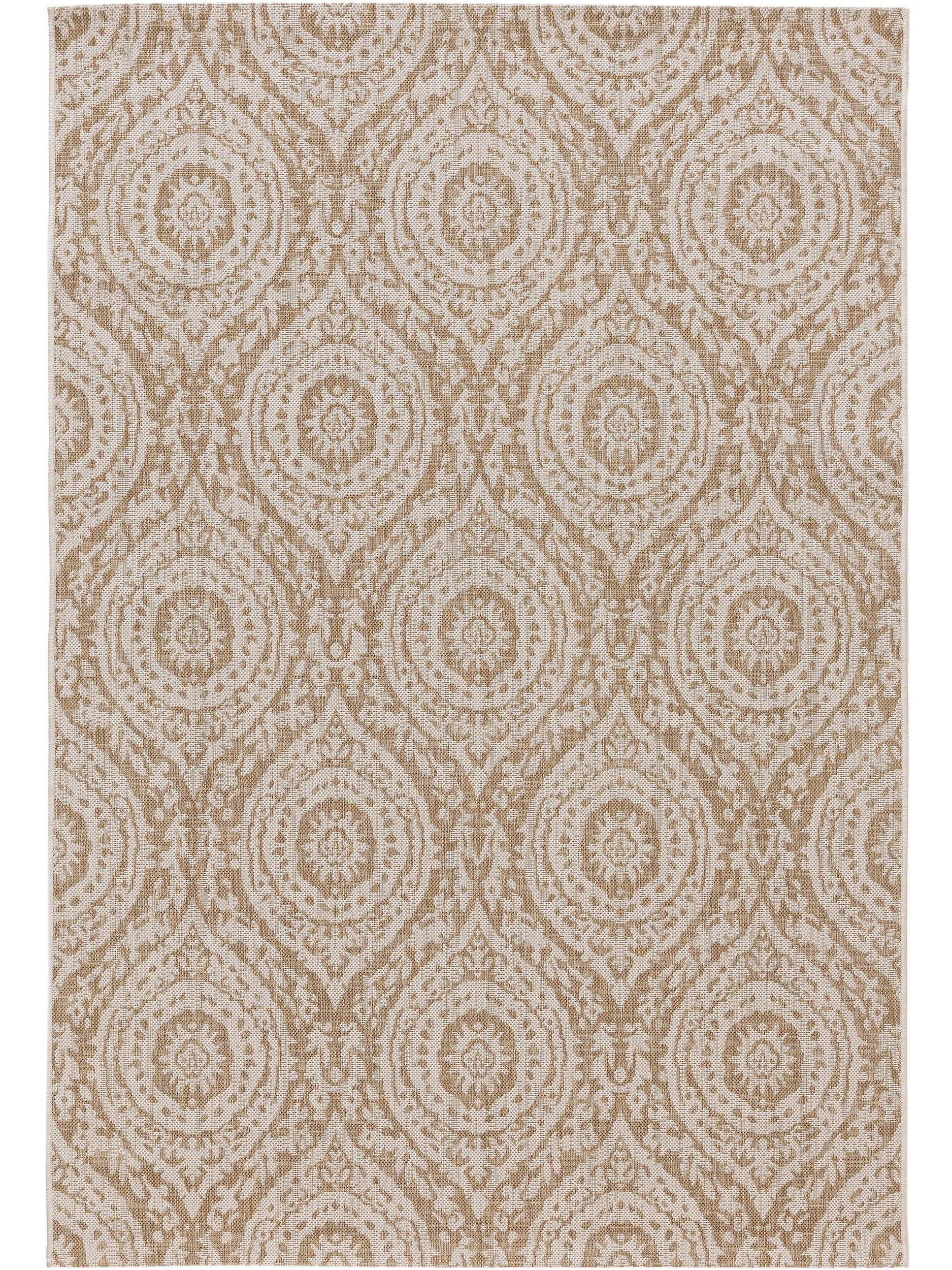 benuta Outdoorteppich Creme 120x170 cm