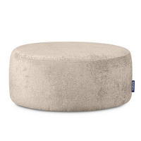 SITZHOCKER RAGGI mit 360° Drehfunktion, Silbergrau - Dunkelgrau/Grau, Textil (80/36/80cm) - KONSIMO®