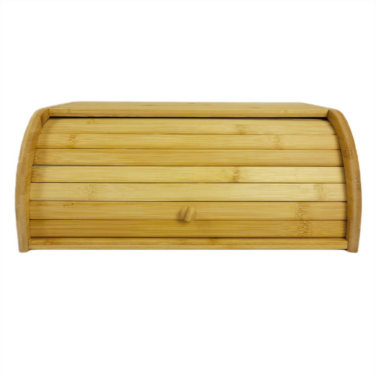 BROTKASTEN Bambus Naturfarben Rolltop 40,5x27x16 cm - Naturfarben, Holzwerkstoff (40.5/16/27cm) - Begryf