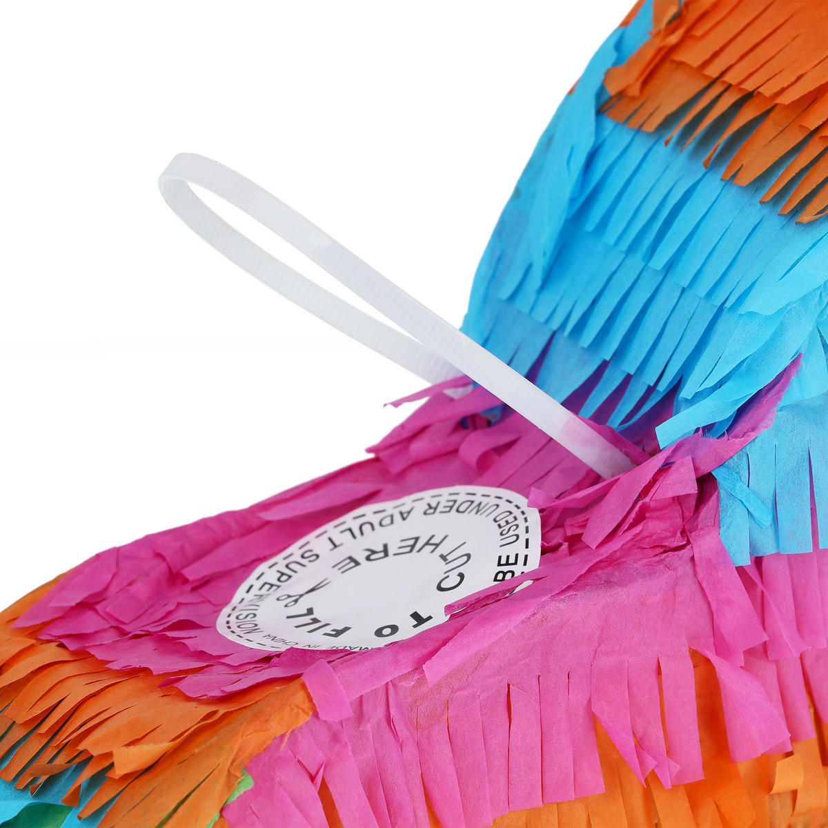 PINATA - Multicolor, Papier/Wellpappe (25/27.5/7cm) - Relaxdays