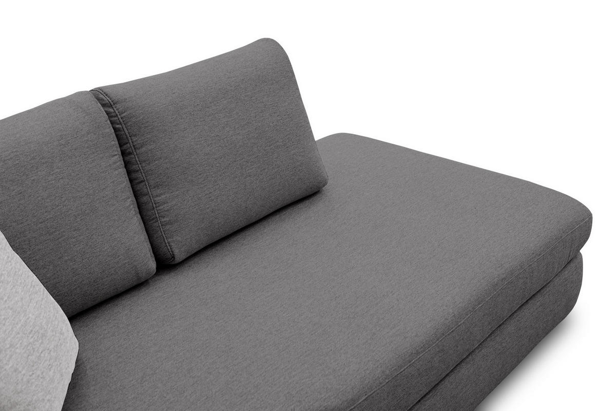 ECKSOFA OTTO 5-Sitzer, dunkelgrau - Dunkelgrau, Holzwerkstoff/Textil (279/219cm) - Courtois Laville