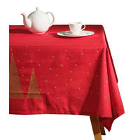 TISCHDECKE Navario - Rot, Textil (220/150/1cm) - home&you