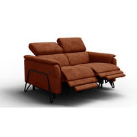 RELAXSOFA RODEN 2-Sitzer, rostrot - Orange, Holz/Textil (152/82/103cm) - Courtois Laville