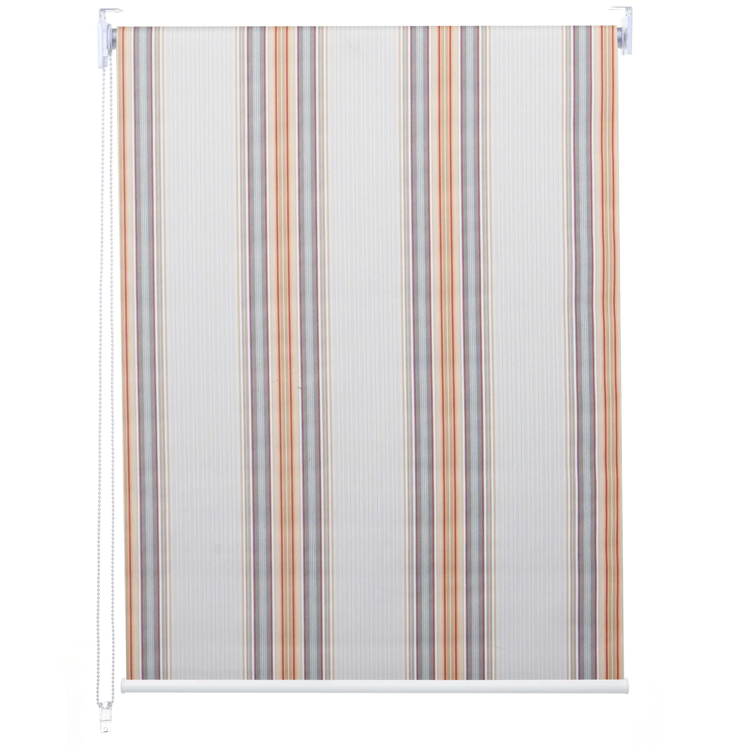ROLLO Grau, Braun, Orange - Braun/Orange, Textil (100/230/7cm) - MCW