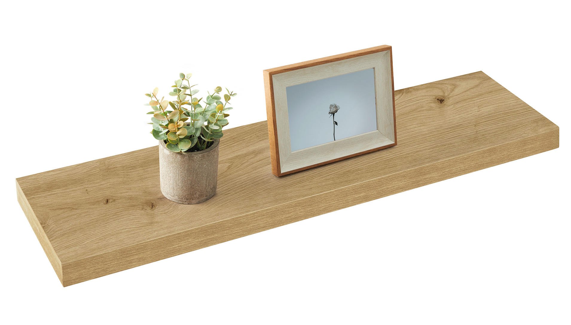XXXLutz Regal Eiche 80x7x20 cm