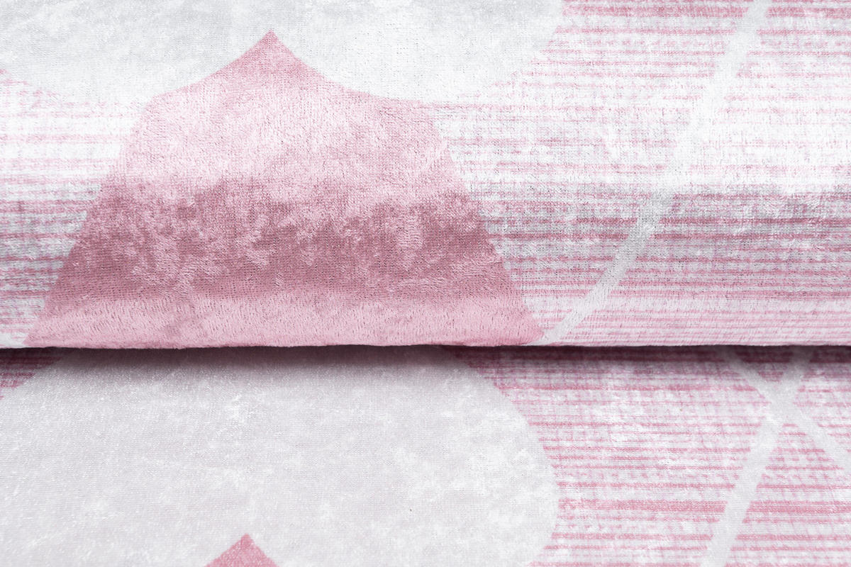 TEPPICH EMMA Rosa 160/230 cm - Rosa, Kunststoff (160/230cm) - Tapiso