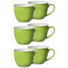 JUMBOTASSEN Doppio Grün 350 ml 6er Set - Grün, Keramik (0.35L) - Ritzenhoff Breker