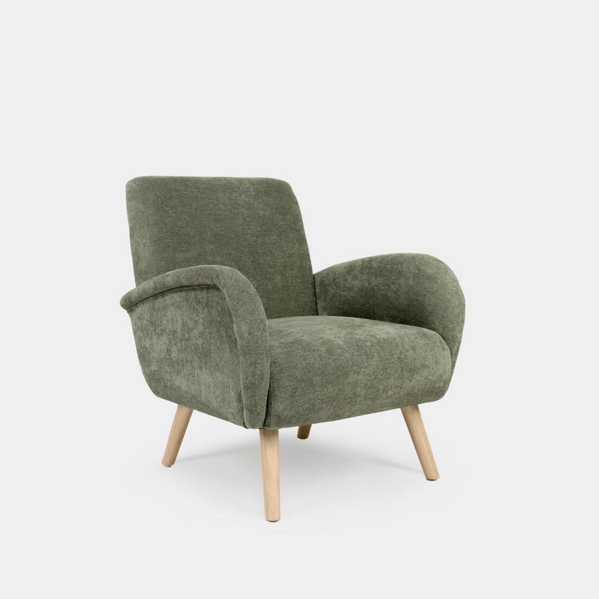 LESESESSEL Iraida Grün 73 cm x 82 cm - Grün, Textil (73/82/74cm) - Klast Home