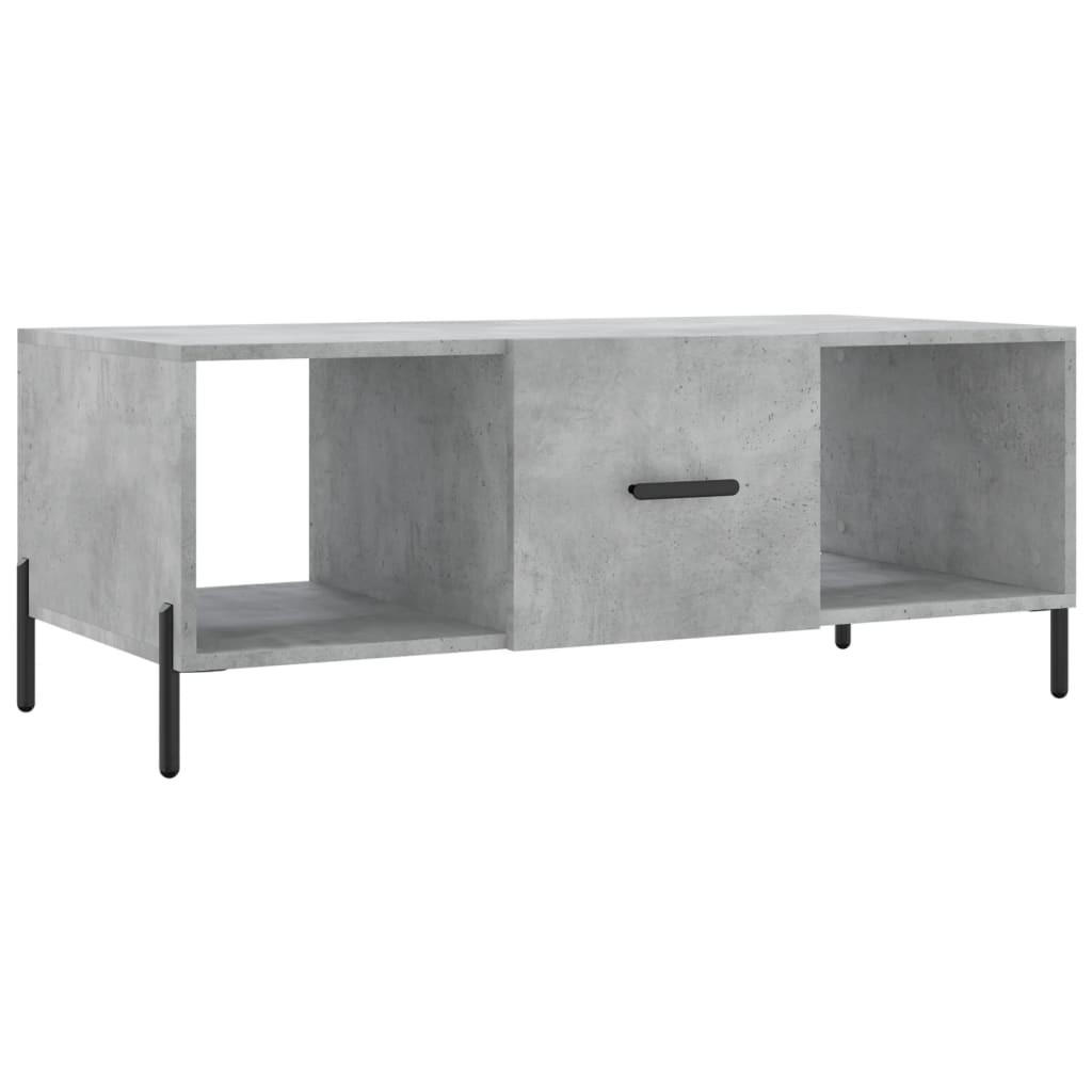 COUCHTISCH Betongrau 102x50x40 cm Holzwerkstoff - Grau, Holzwerkstoff (102/50/40cm) - furnicato