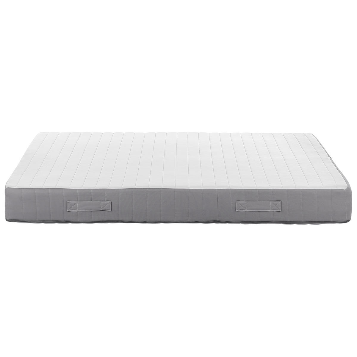 MEMORYSCHAUM-TASCHENFEDERKERNMATRATZE H2/3 Mittel 160/200 cm Breez - Weiß, Textil (160/200cm) - Beliani