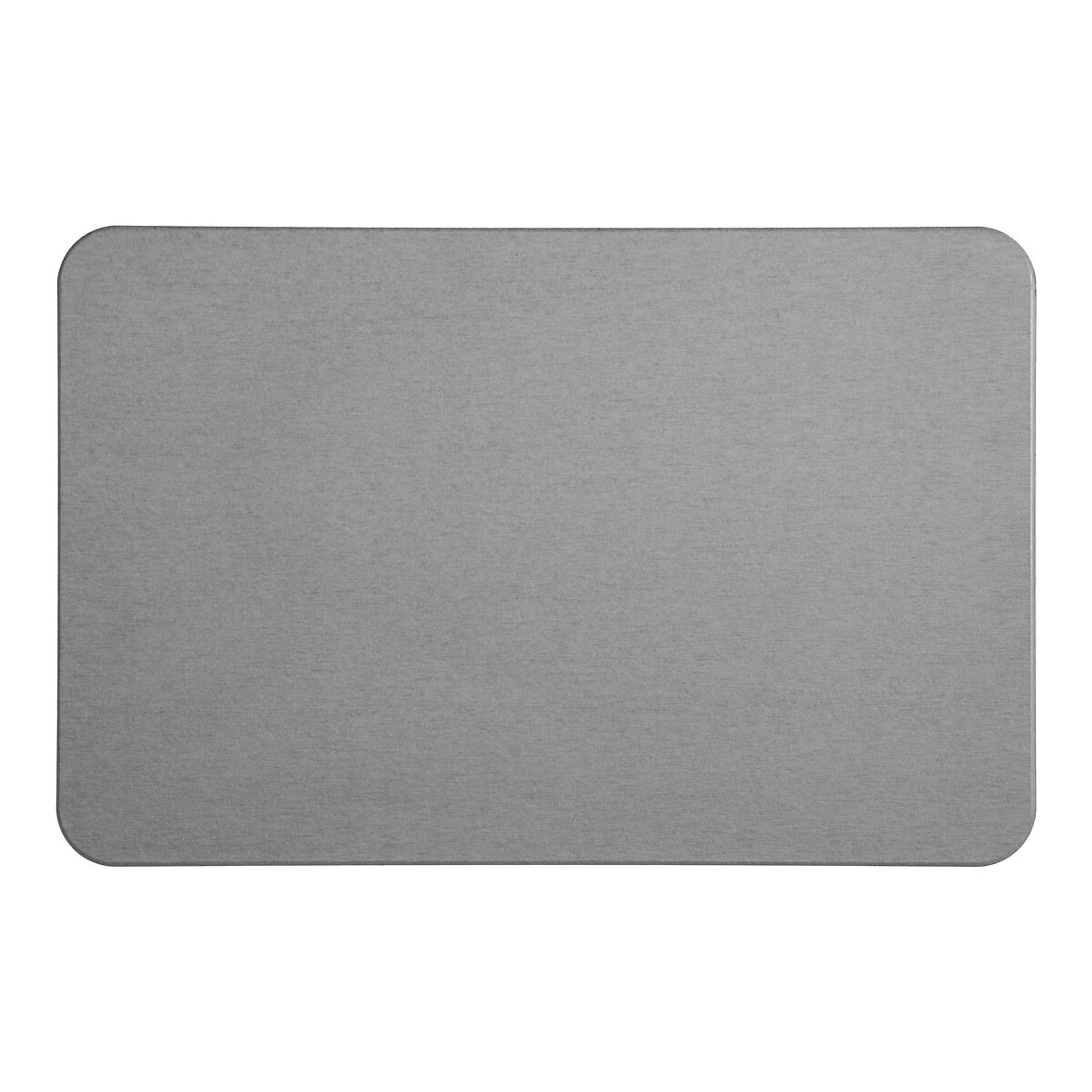 BADEMATTE Kieselgur, Diatomit, Grau, 60 x 39 cm - Grau, Kunststoff (39/60cm) - 5five Simply Smart