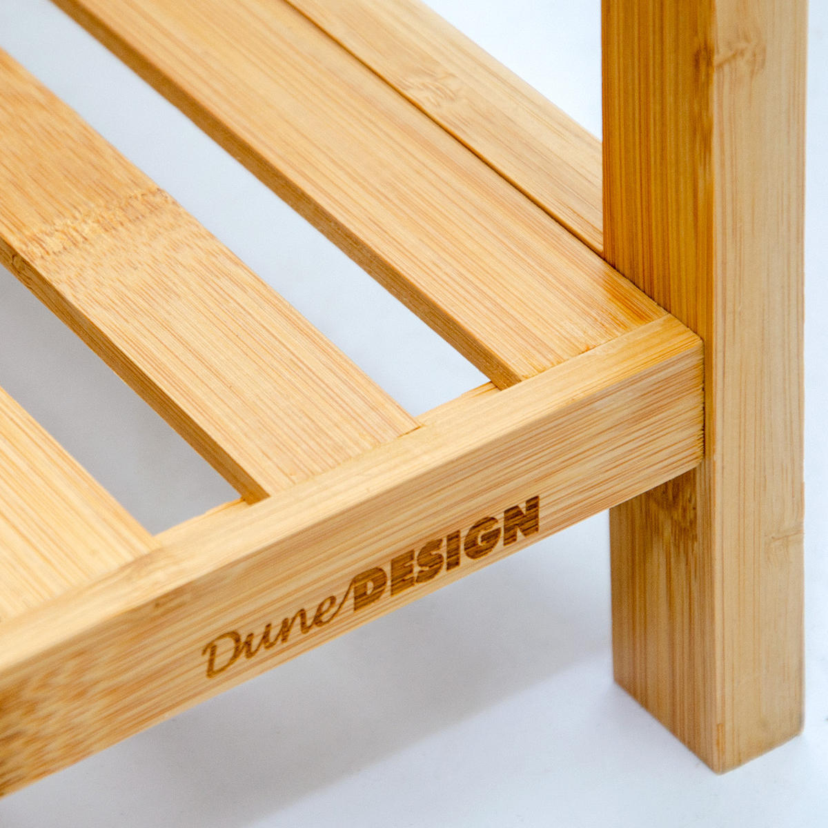 BAMBUS-REGAL 130x60x26 cm - Naturfarben, Holz (60/130/60cm) - Dunedesign